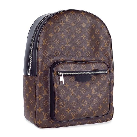 Louis Vuitton Josh Monogram Macassar Backpack Brown Rucksack - Picture 1 of 9